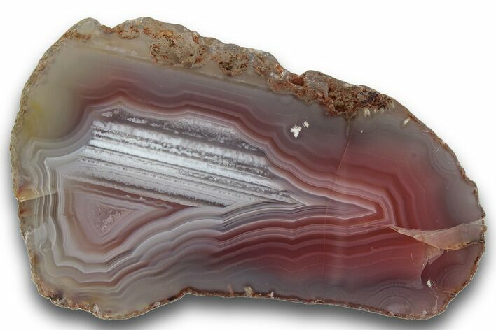 Polished Banded Swazi Agate - Mozambique #243620